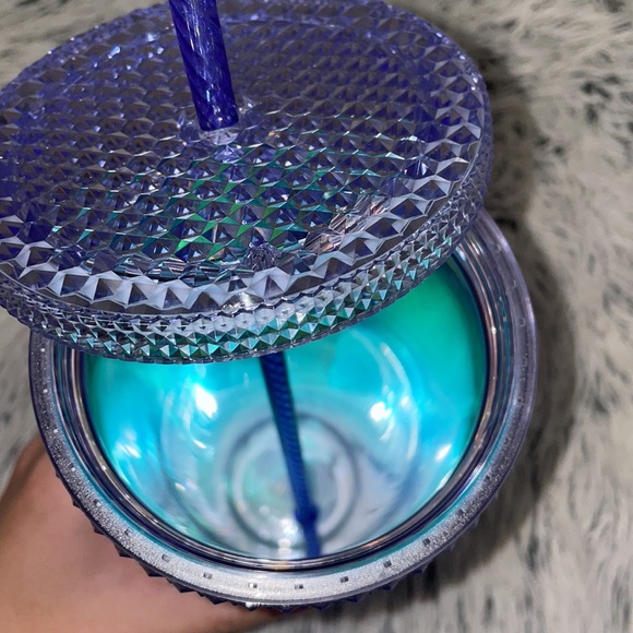 Starbucks Blue Purple Ombré Studded Tumbler Cup - Picture 3 of 3